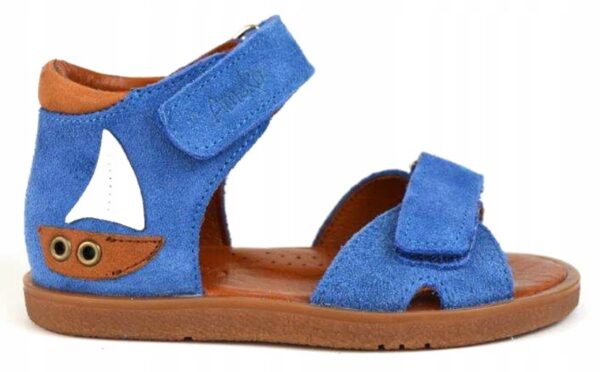 AMEKO Marlo - Blue sandałki sandały dziecięce skóra naturalna R 26