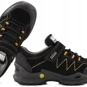 VEMONT 182268Z BUTY TREKKINGOWE WODOODPORNE SKÓRA 33 Czarny