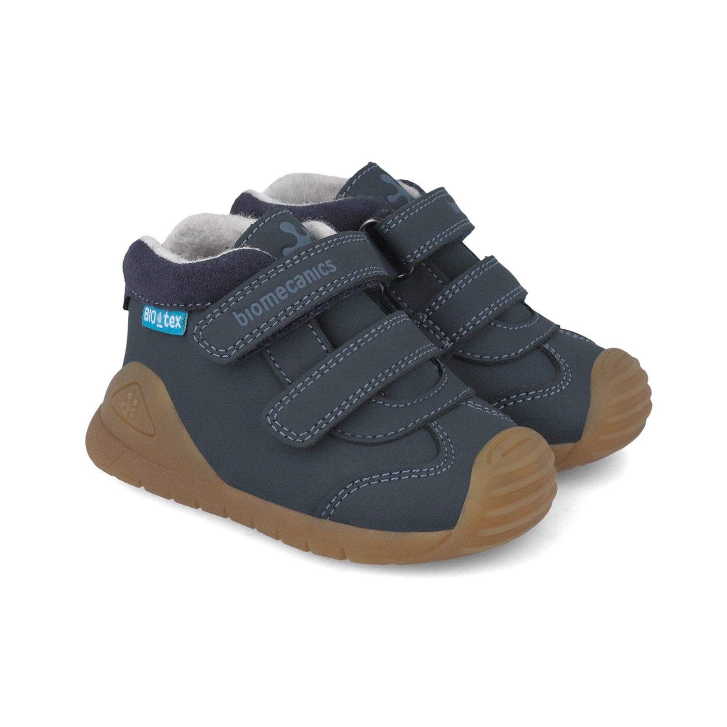 BIOMECANICS 251134-A089FB Azul Marino ocieplane półbuty dziecięce - obrazek 3