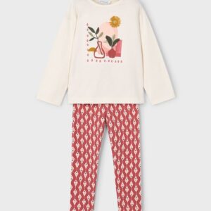 Mayoral 4719 dres dziecięcy kolor tandoori