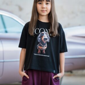 All for Kids koszulka dziecięca kolor czarny